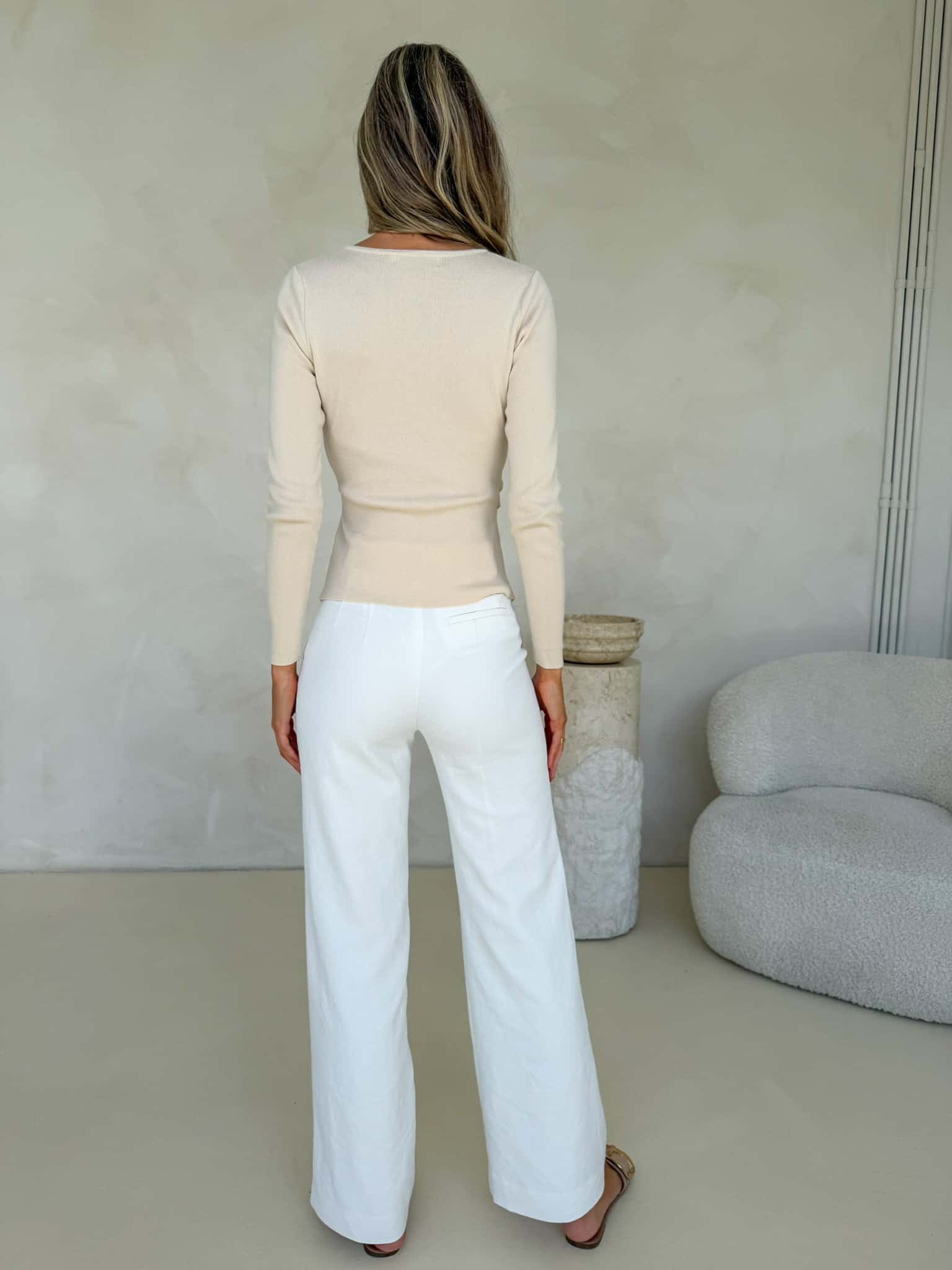 Adeline Top - Cream - Image 3