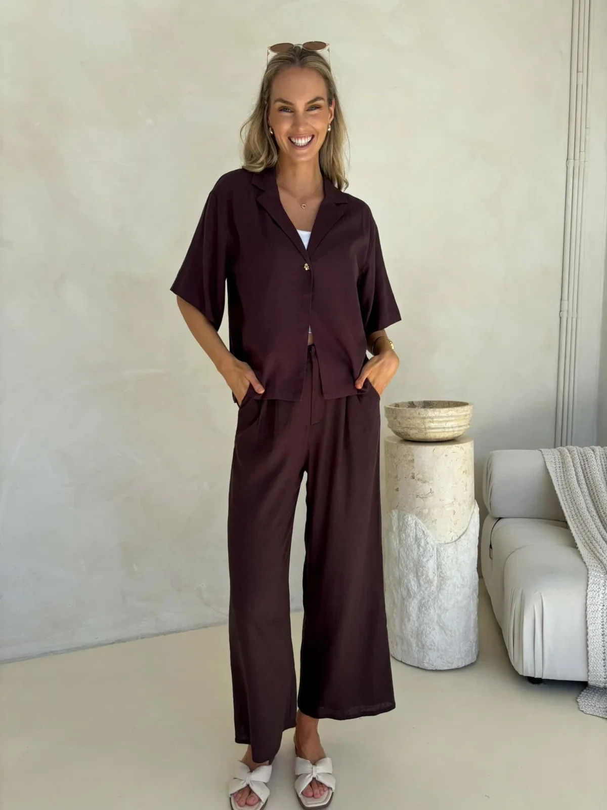 Alani Top - Chocolate - Image 3