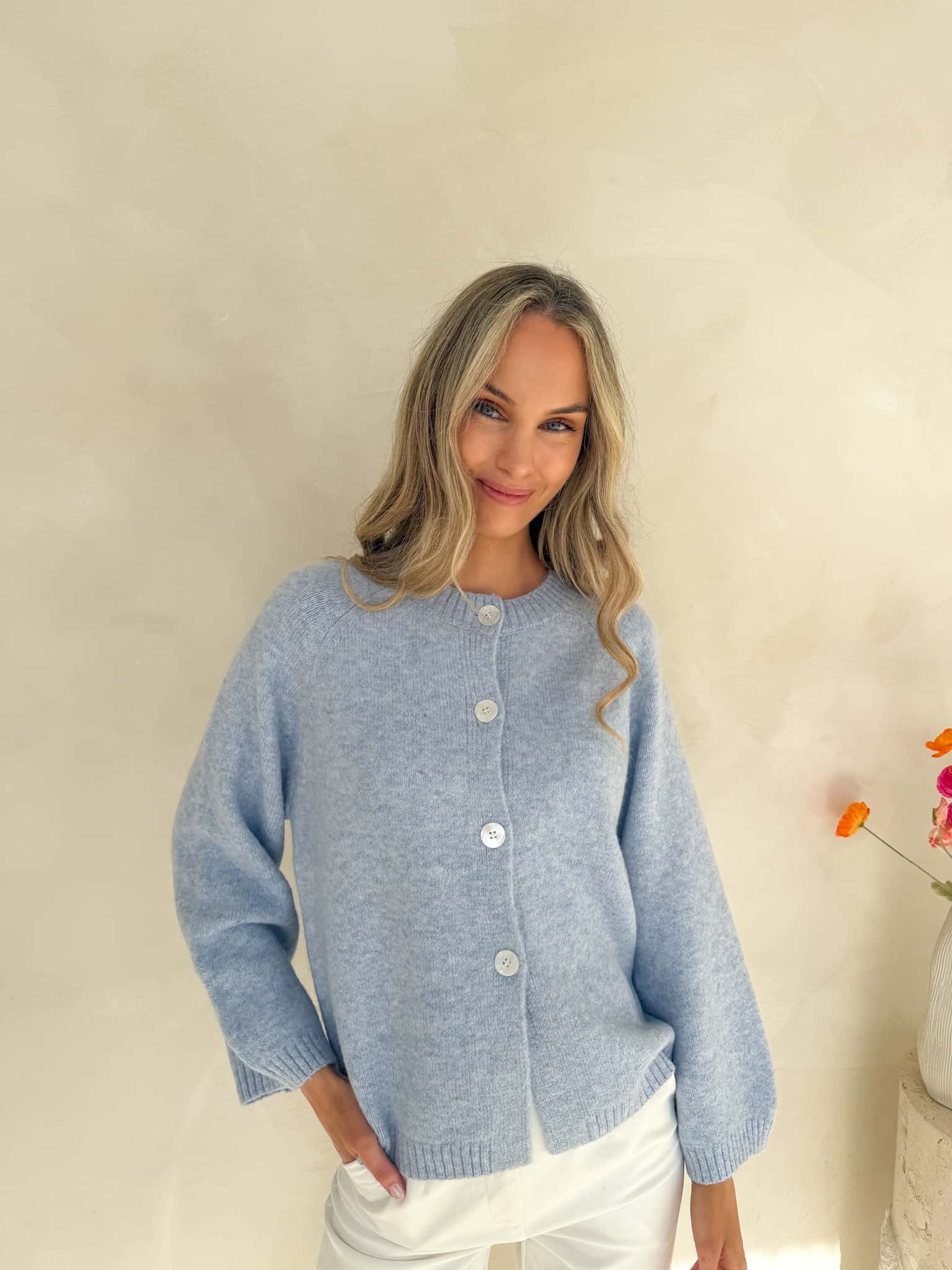 April Knit - Powder Blue - Image 5