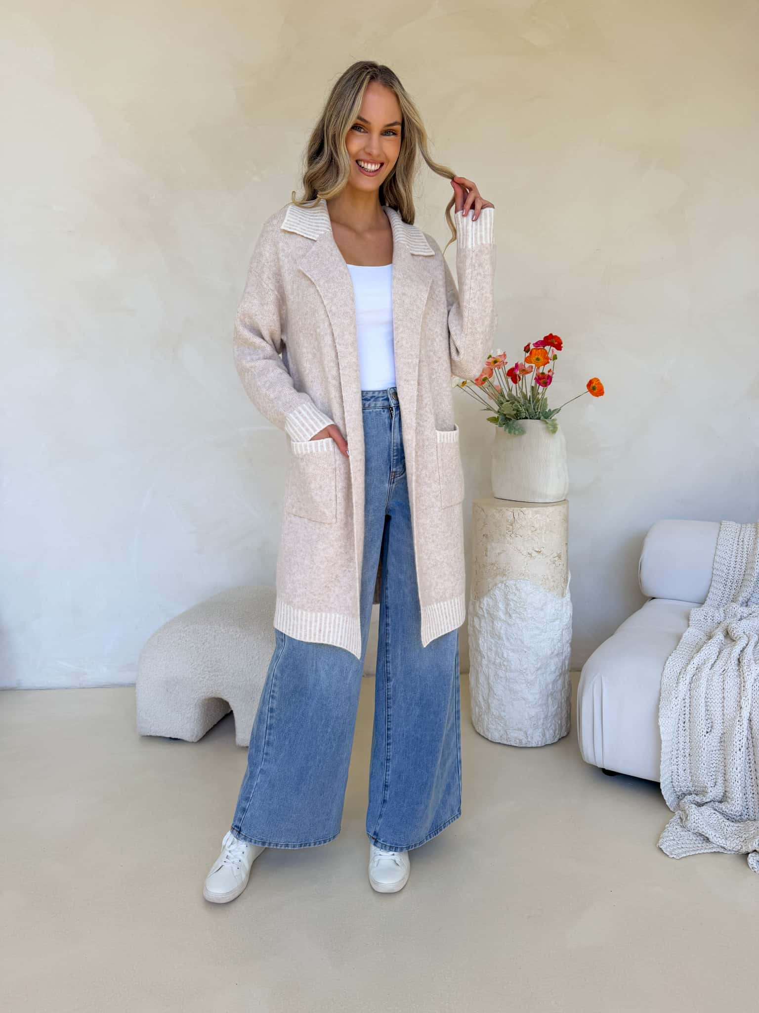 Belle Cardi - Cream Marle - Image 5