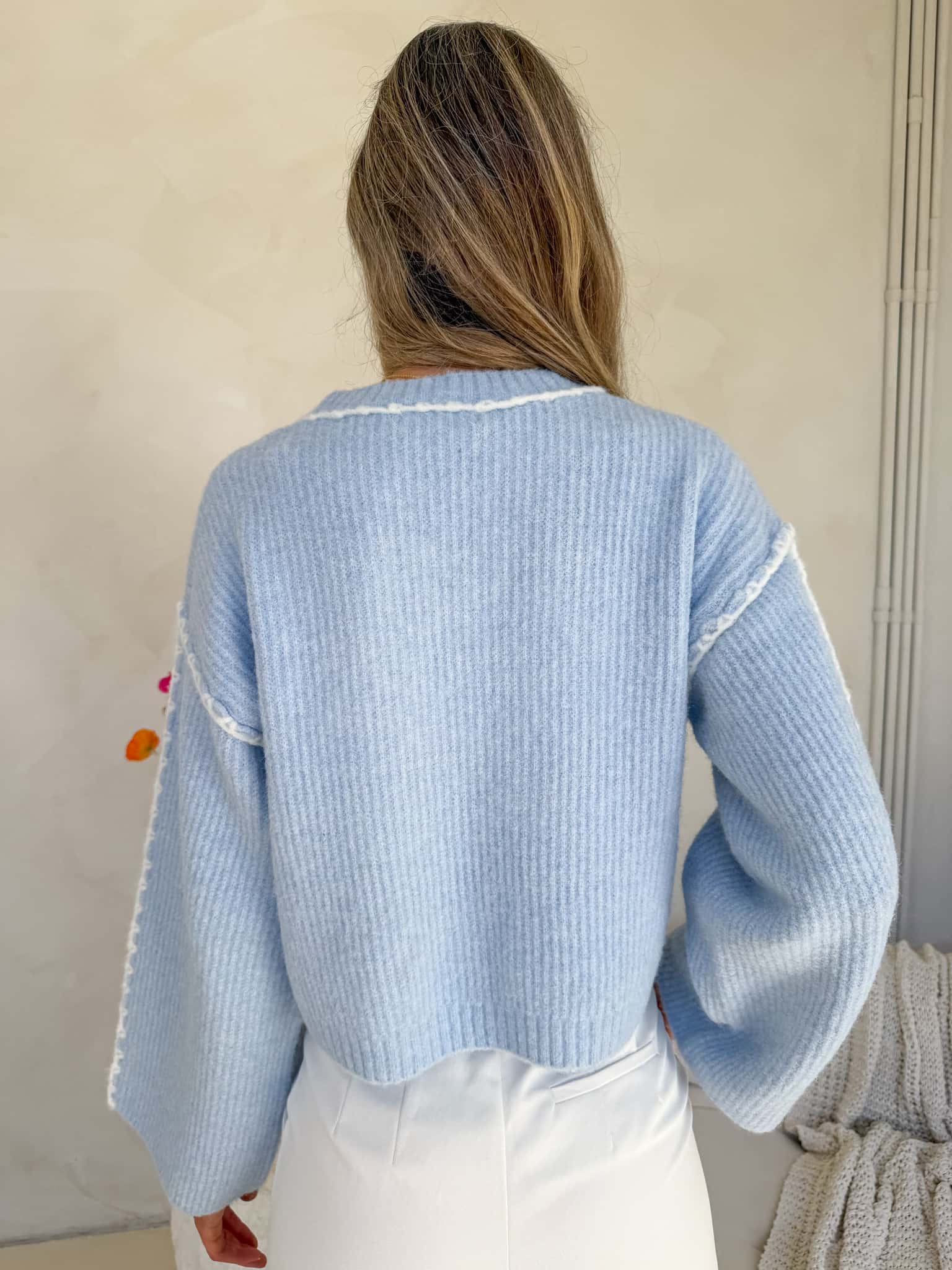 Della Knit - Powder Blue - Image 4