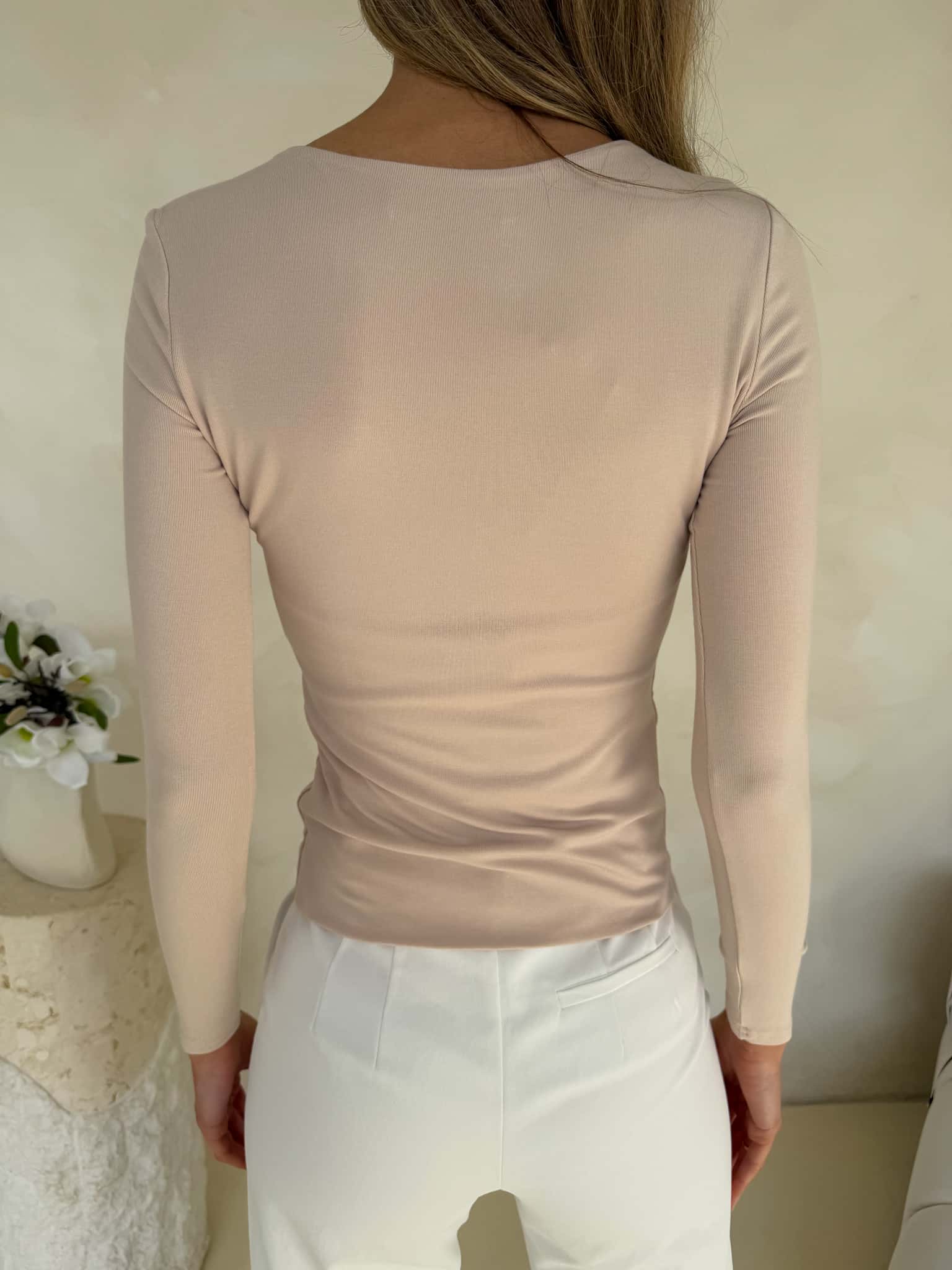 Estelle Top - Beige - Image 4