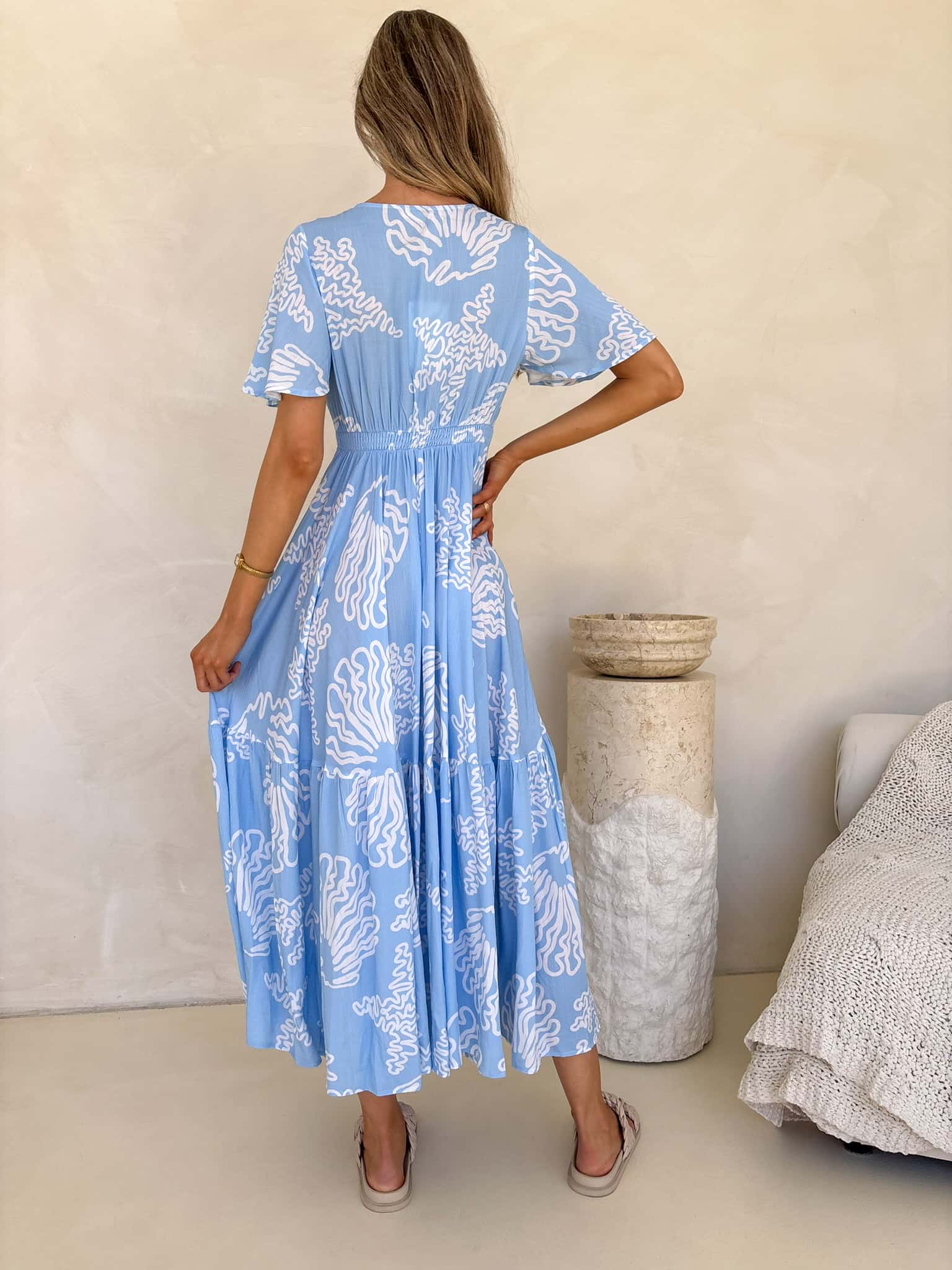 Faye Dress - Salt Water Print - Image 6