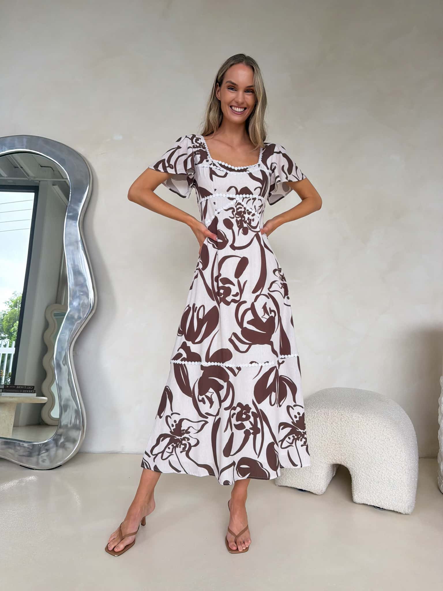 Fleur Dress - Essence Print