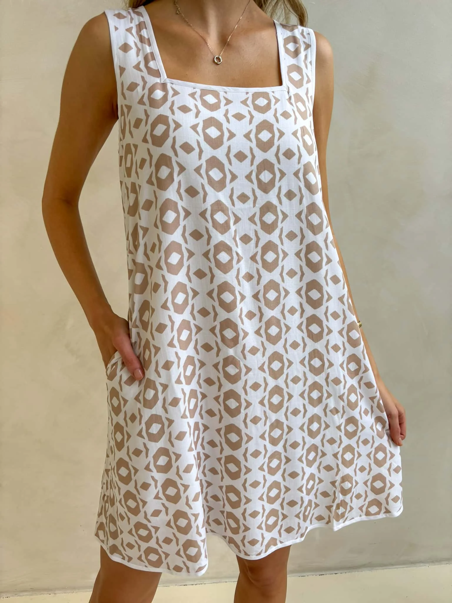 Frankie Dress - Bare Print