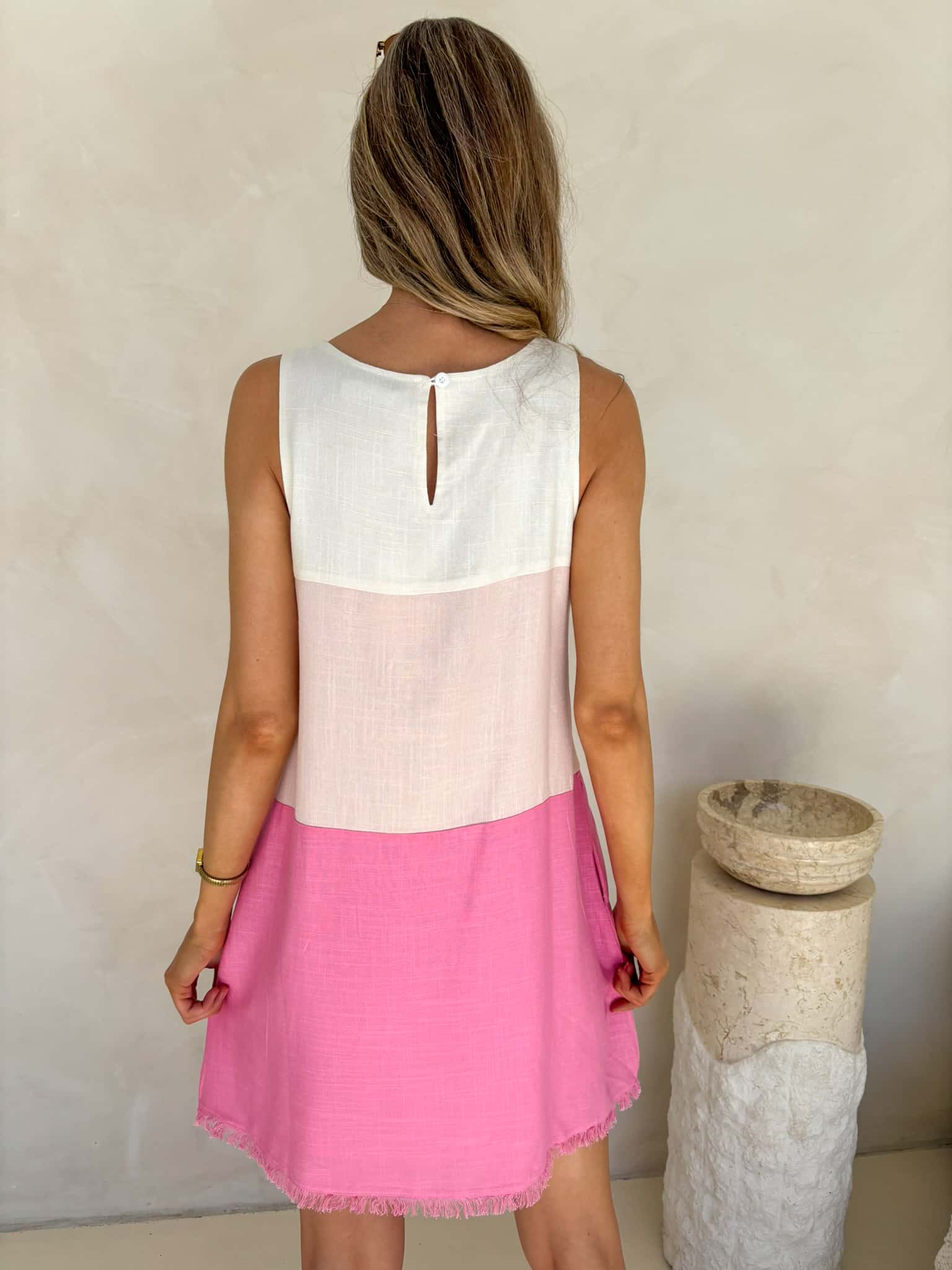 Freya Dress - Multi Pink - Image 2