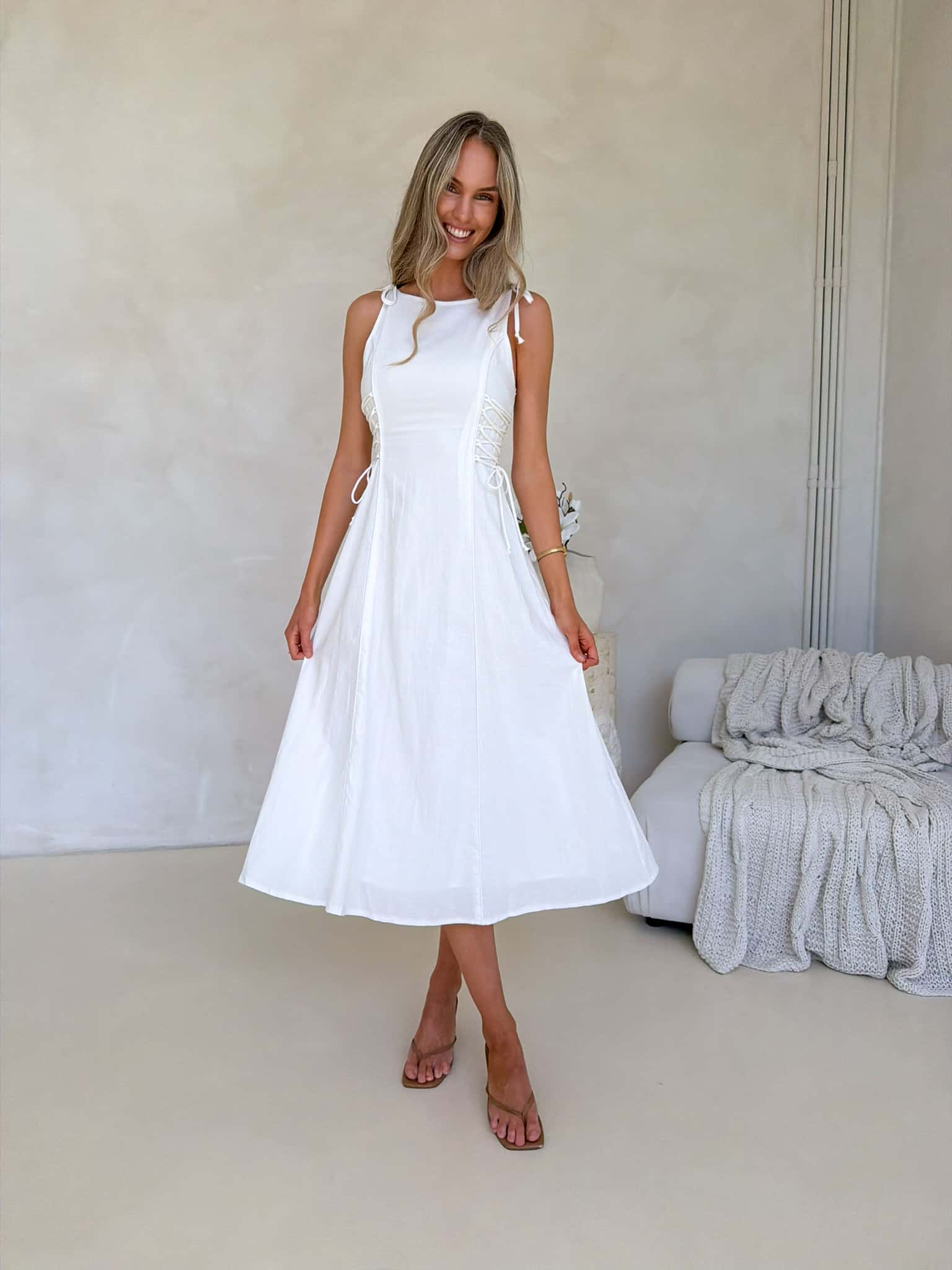 Ivy Dress - White
