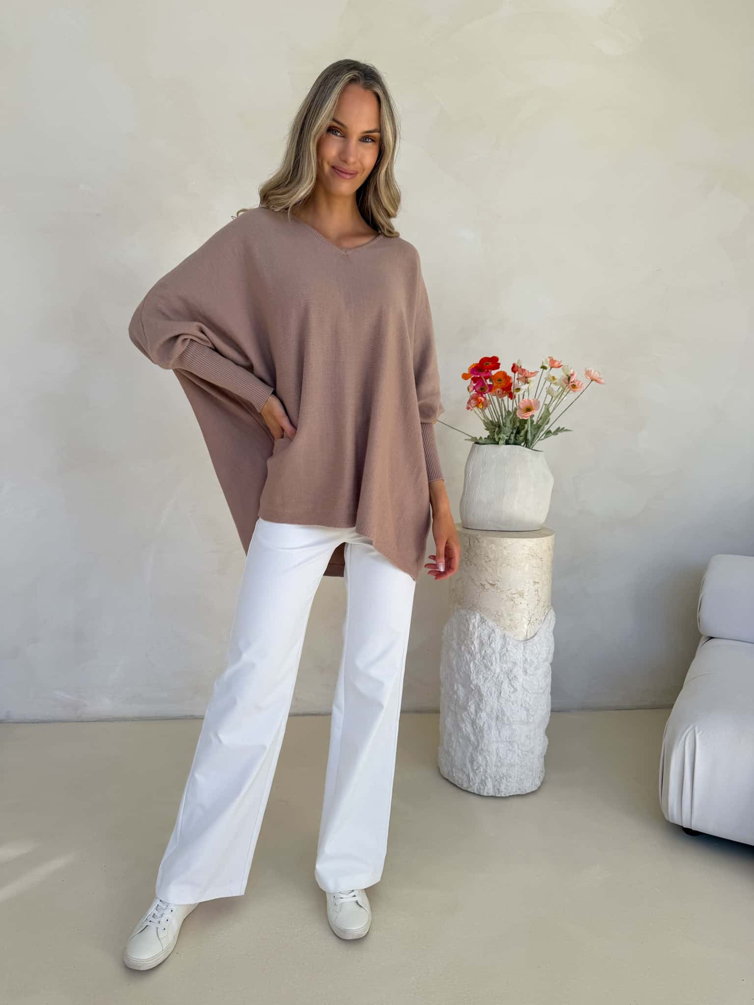 Kennedy Knit - Taupe - Image 11