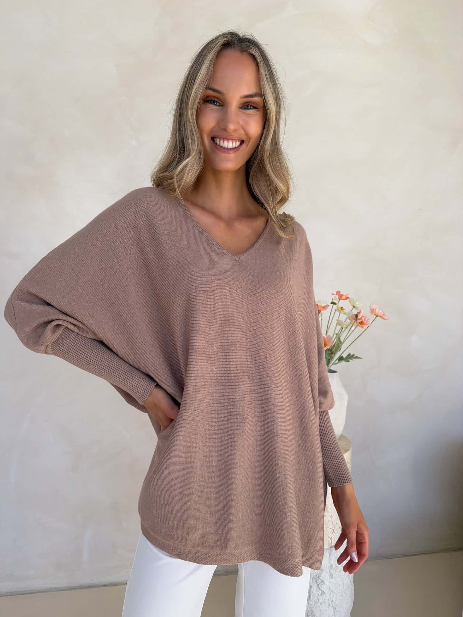 Kennedy Knit - Taupe - Image 3
