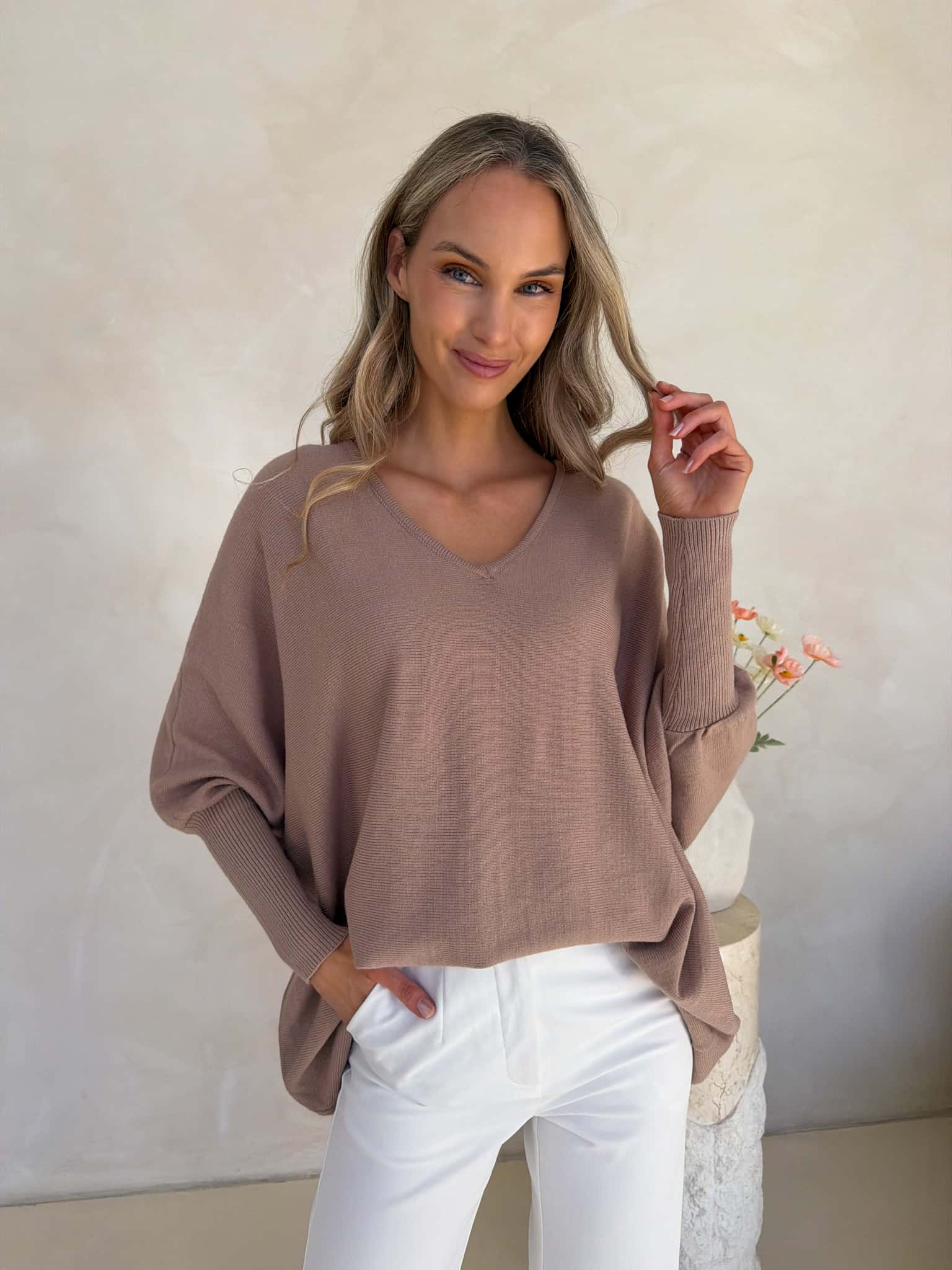 Kennedy Knit - Taupe - Image 4