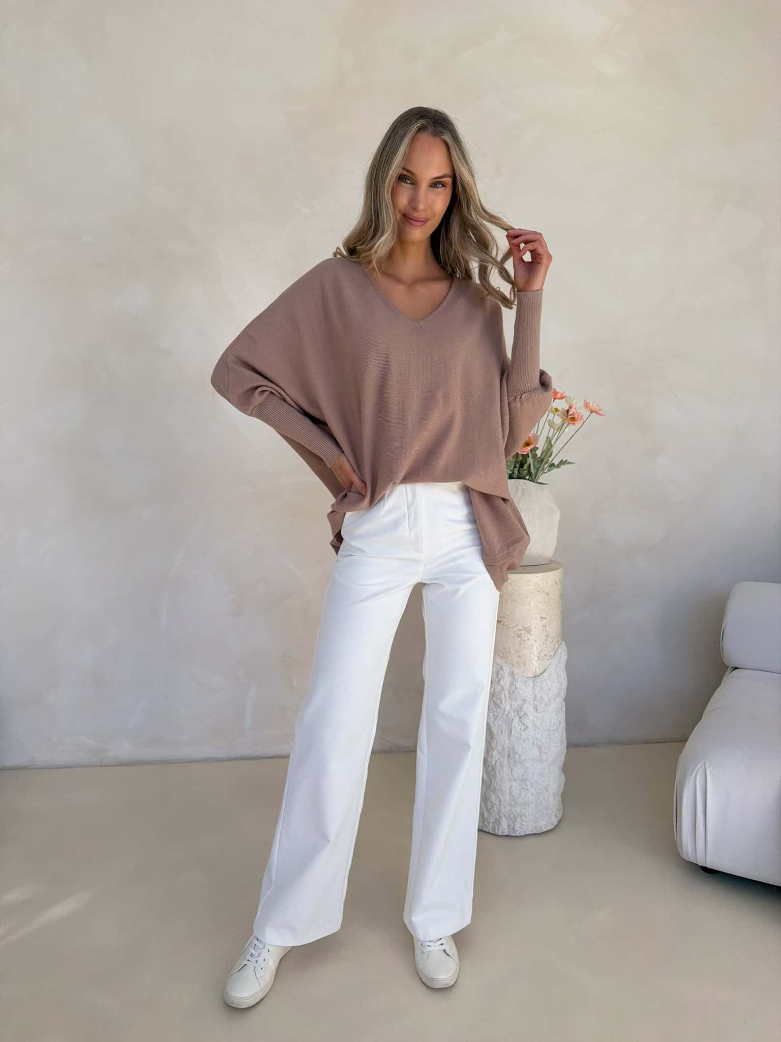 Kennedy Knit - Taupe - Image 6