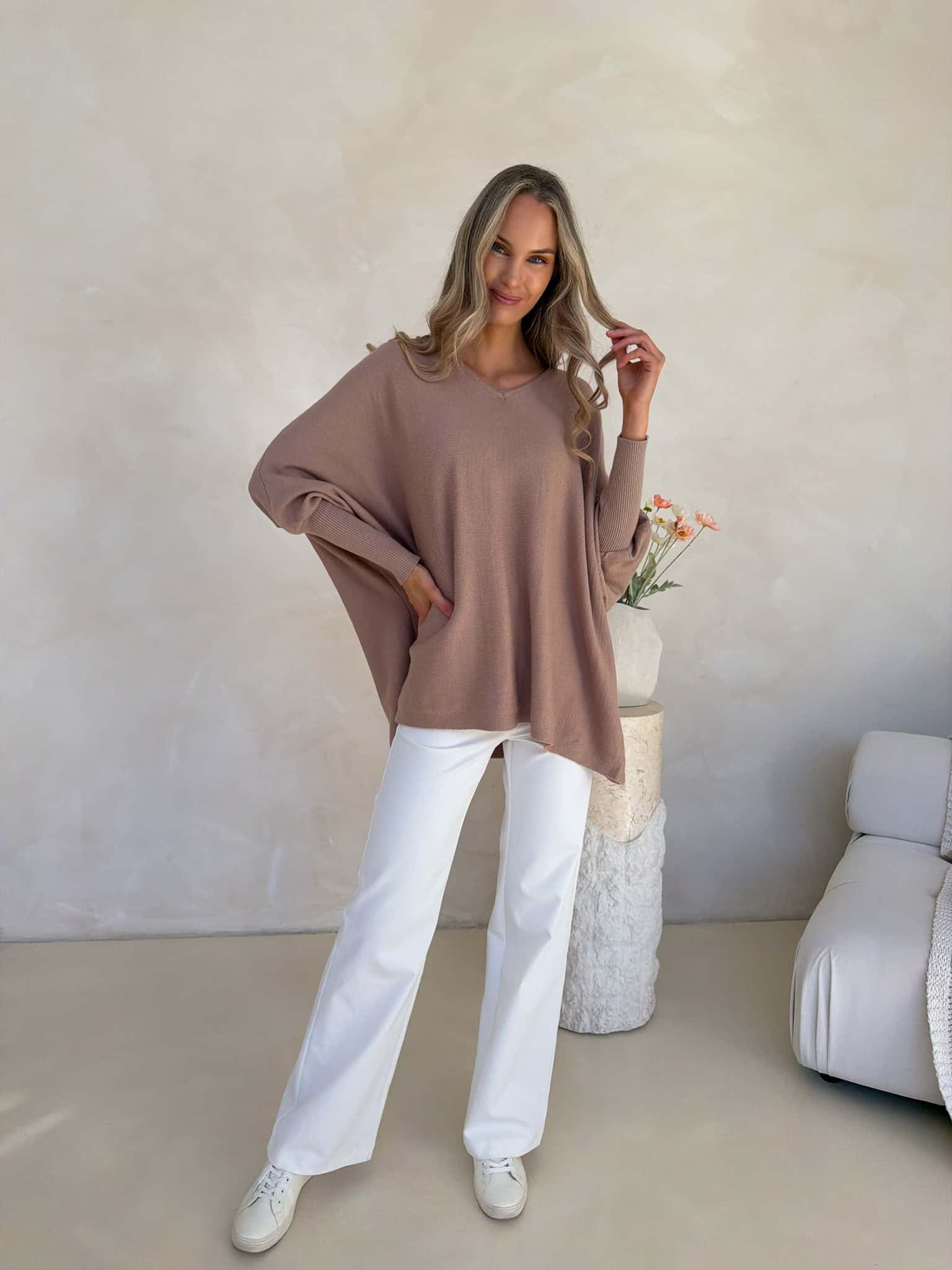 Kennedy Knit - Taupe - Image 8