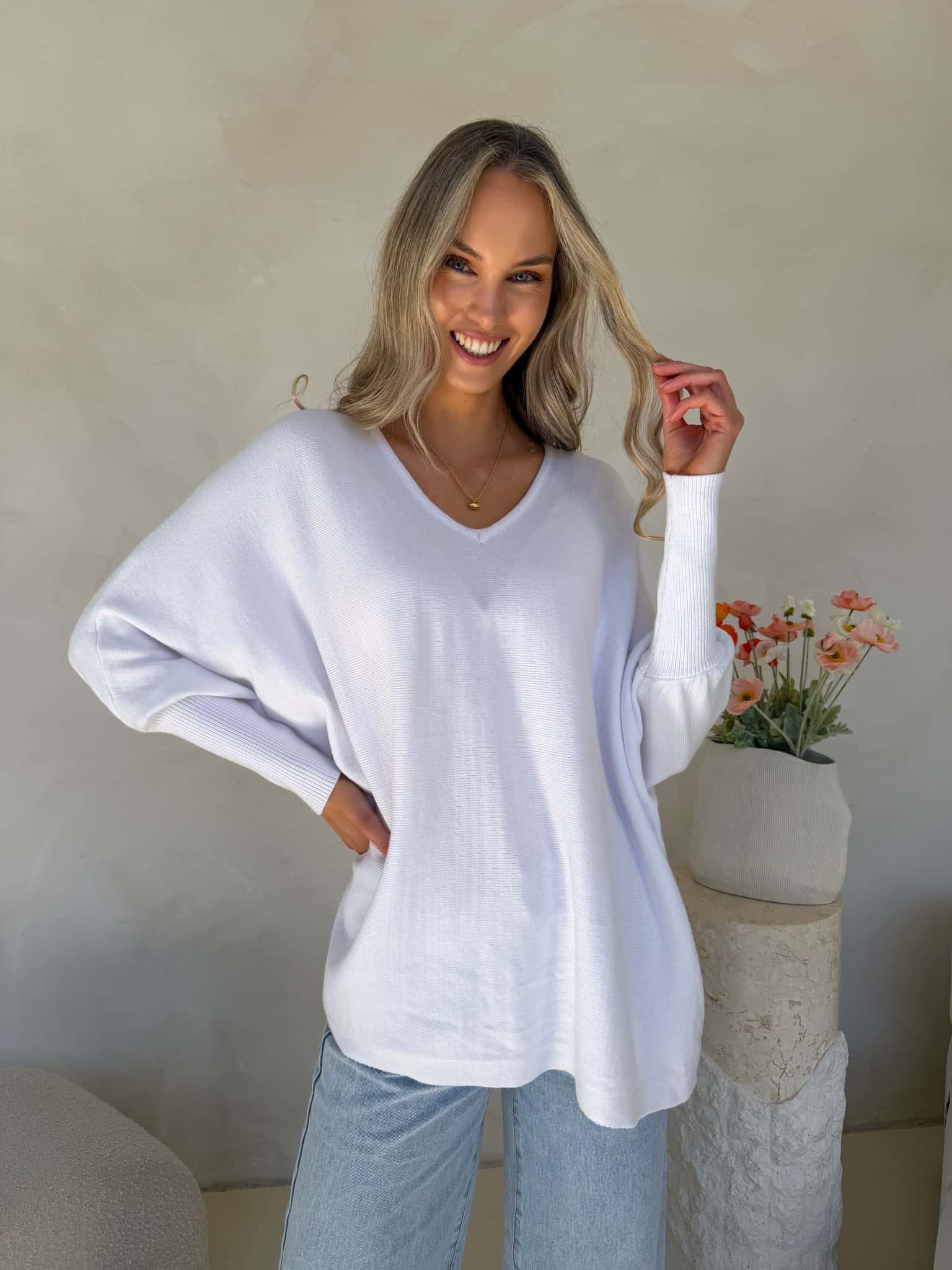 Kennedy Knit - White - Image 5