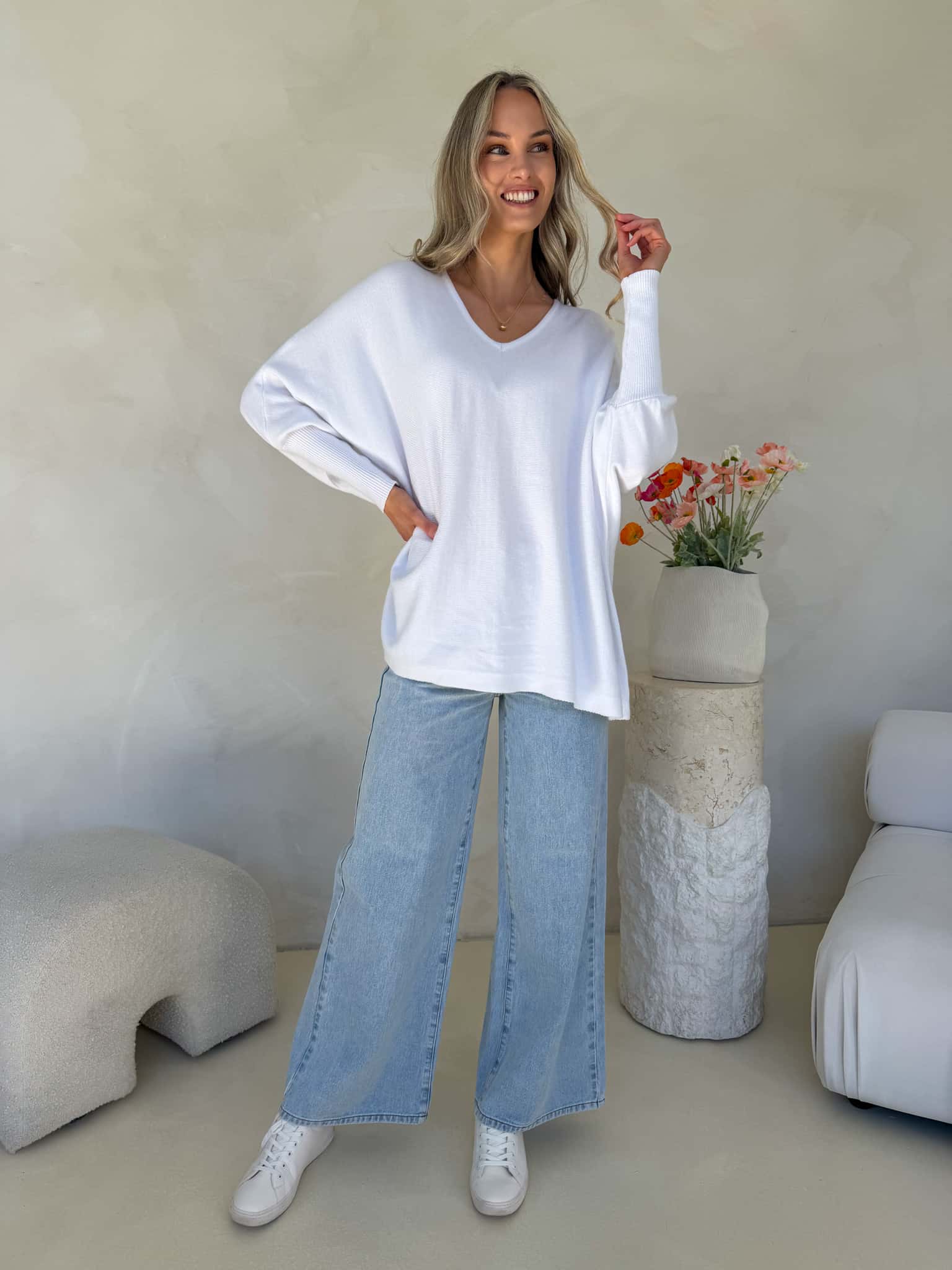 Kennedy Knit - White - Image 8