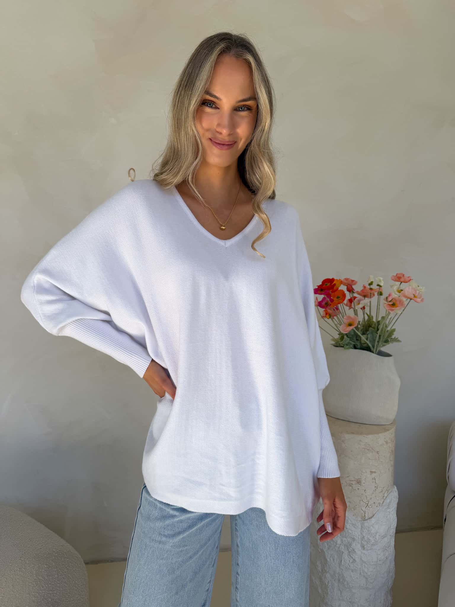 Kennedy Knit - White - Image 9