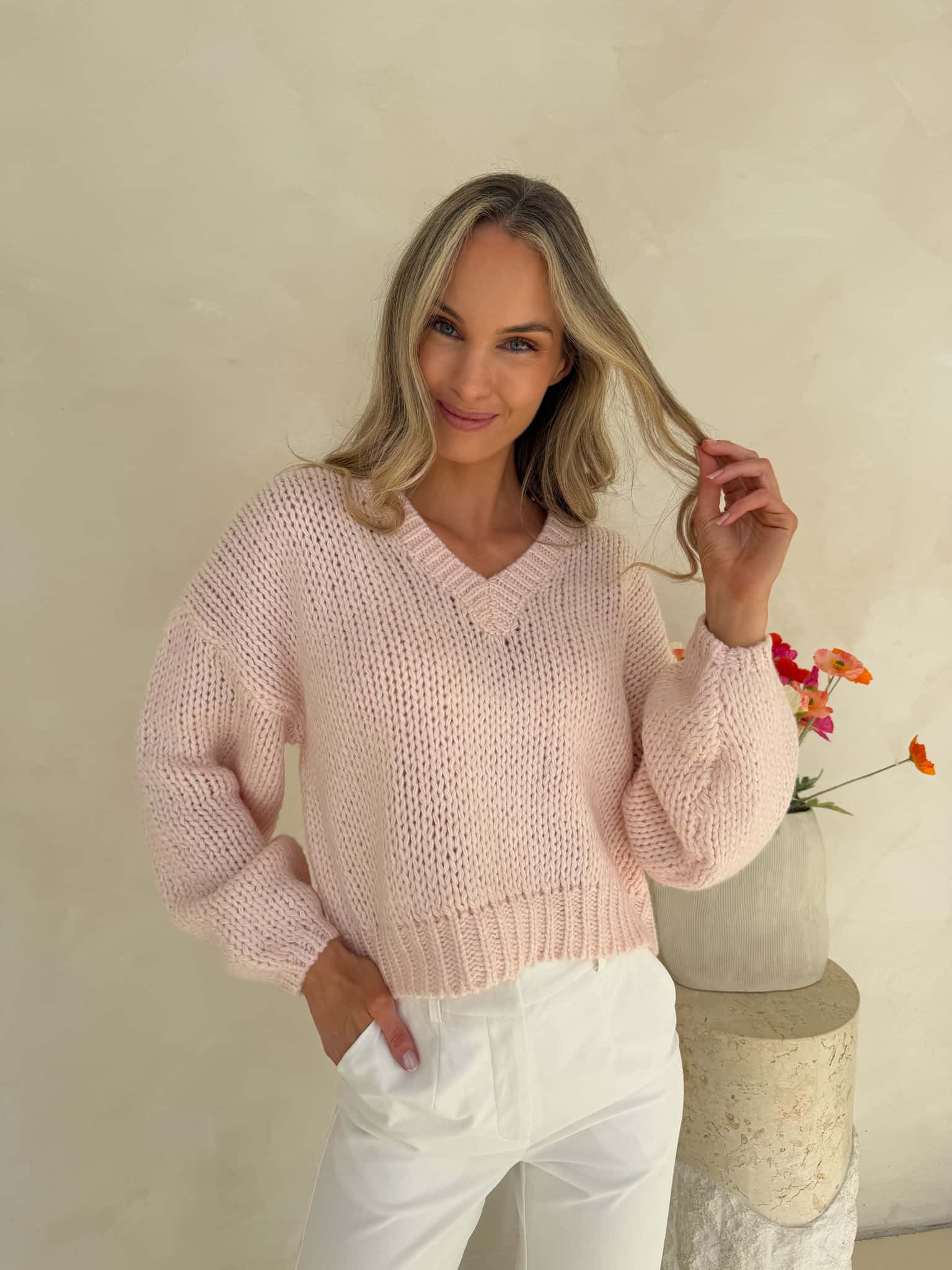 Molly Knit - Light Pink - Image 4