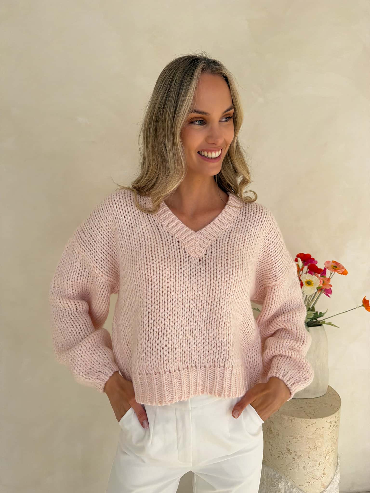 Molly Knit - Light Pink - Image 6
