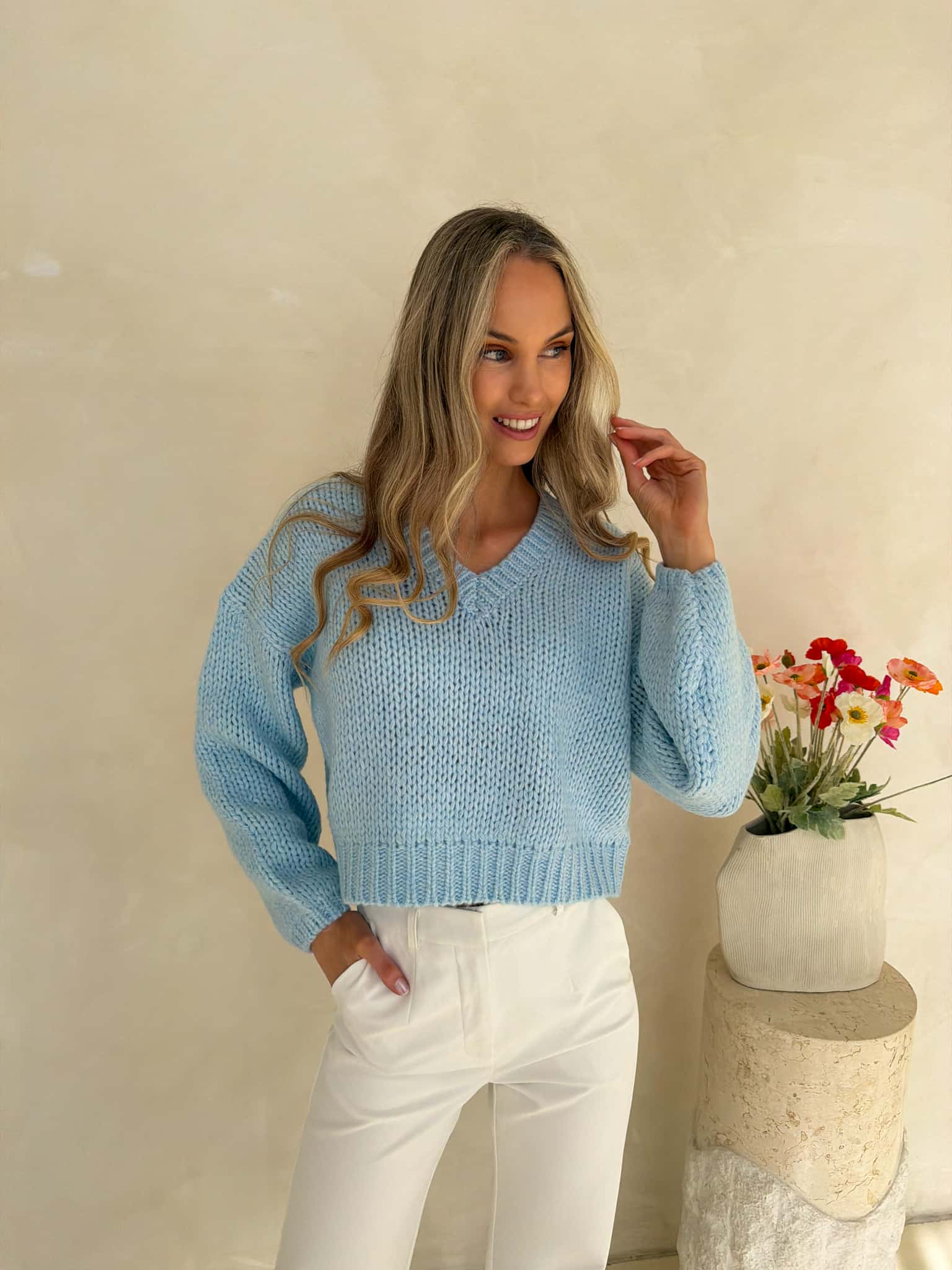 Molly Knit - Ice Blue - Image 5