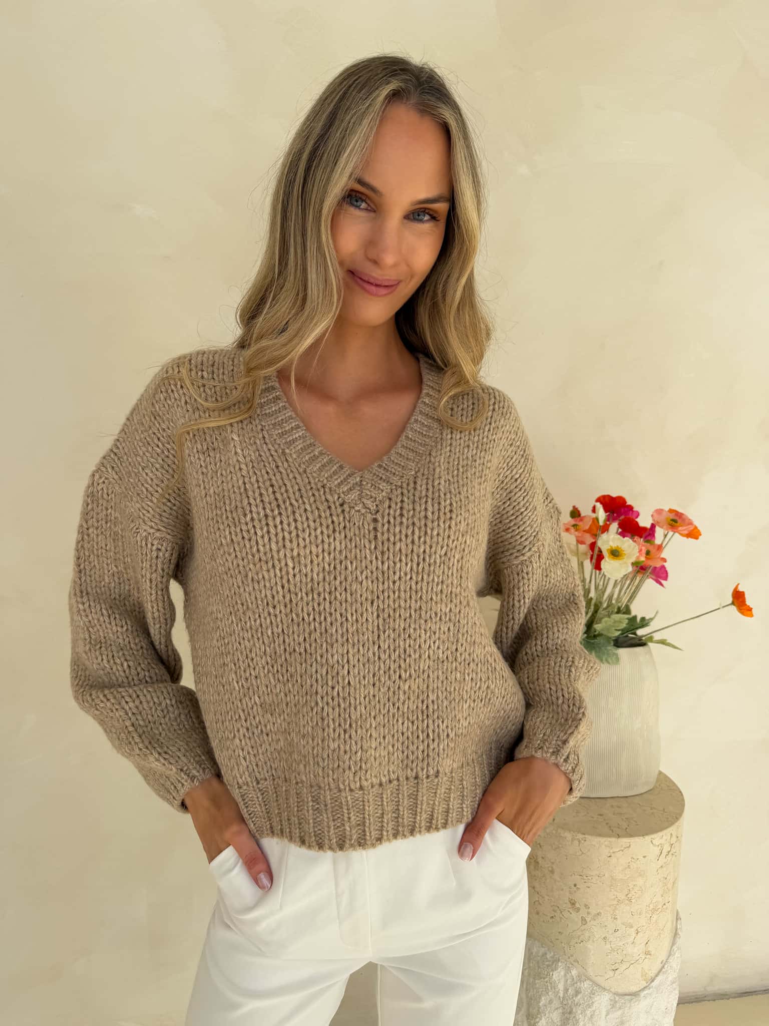Molly Knit - Taupe - Image 3