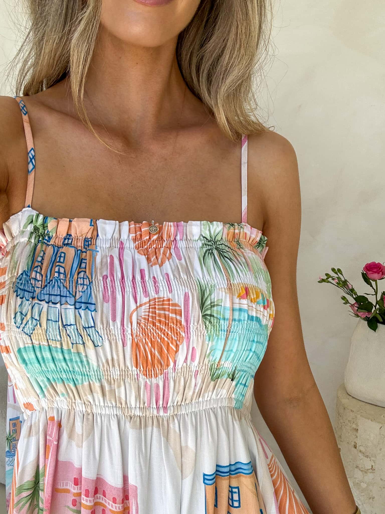 Palm Cove Dress - Holiday Print - Image 2