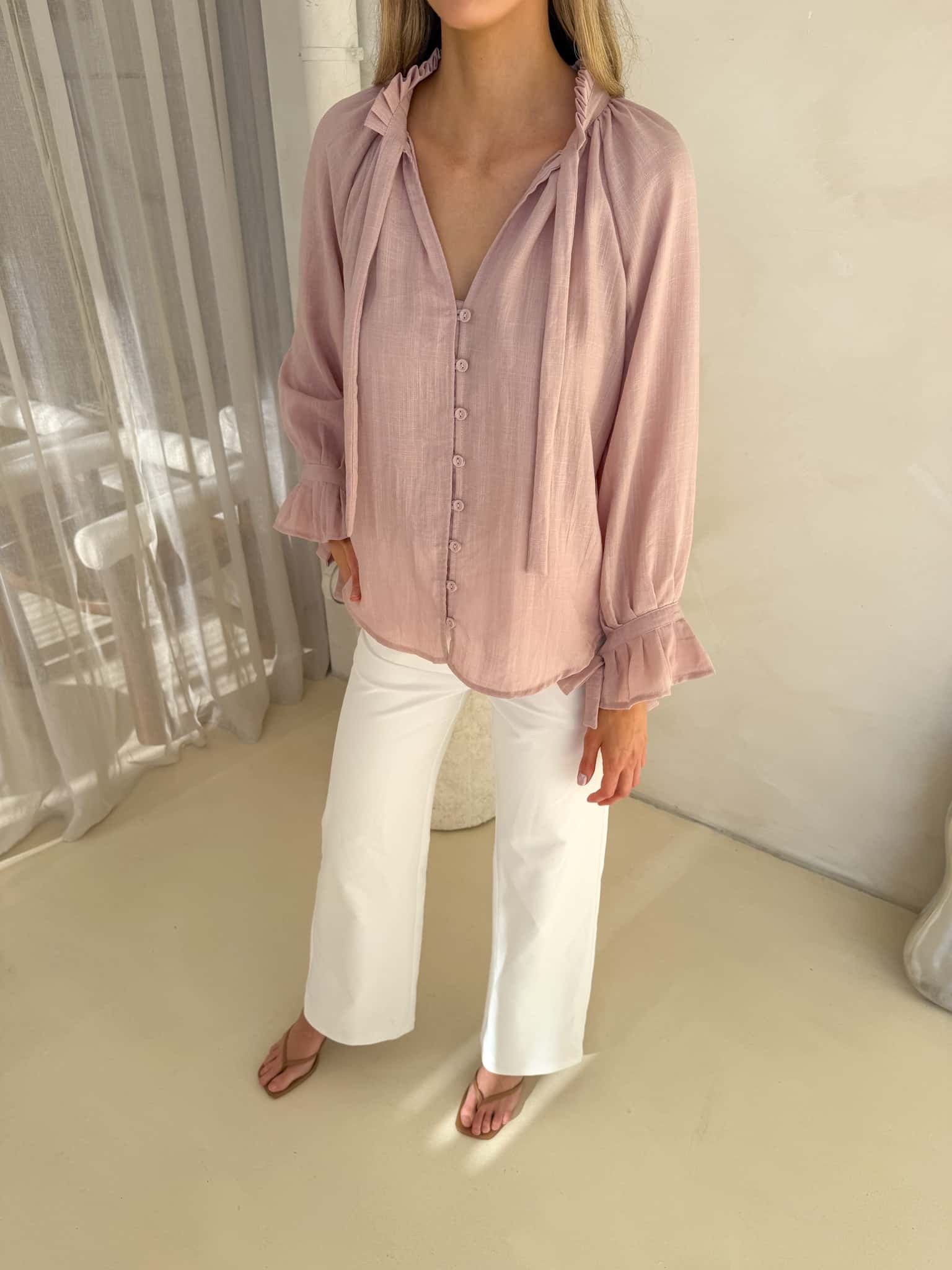 Palos Blouse - Dusty Pink - Image 7