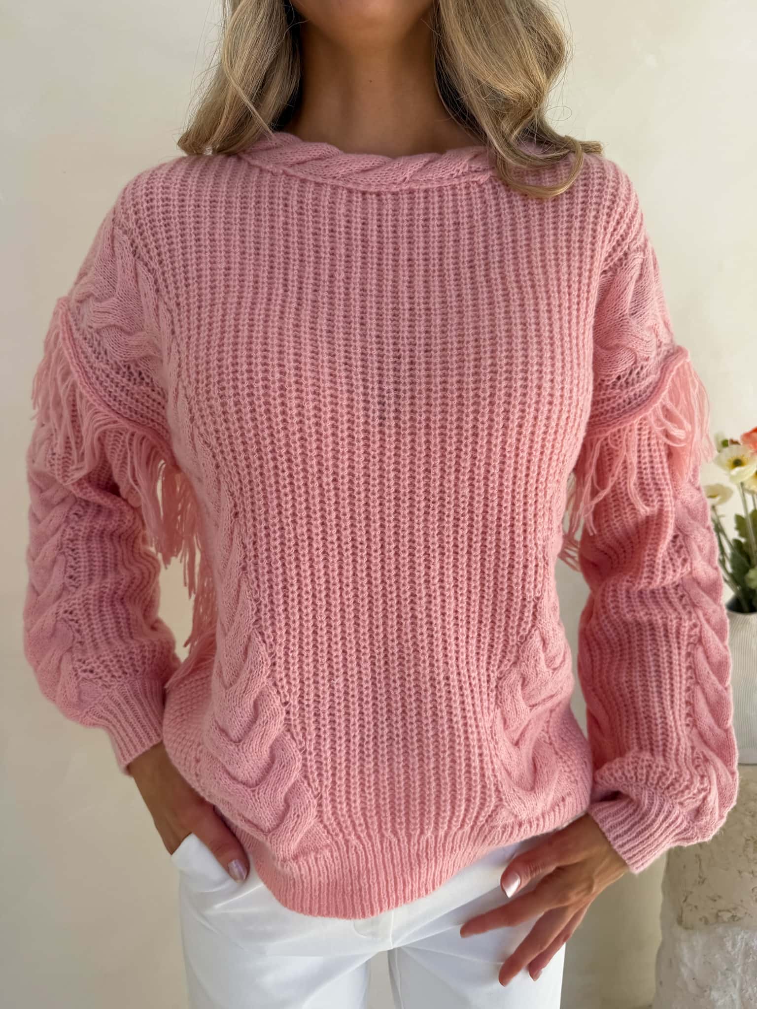 Saskia Knit - Pink - Image 3