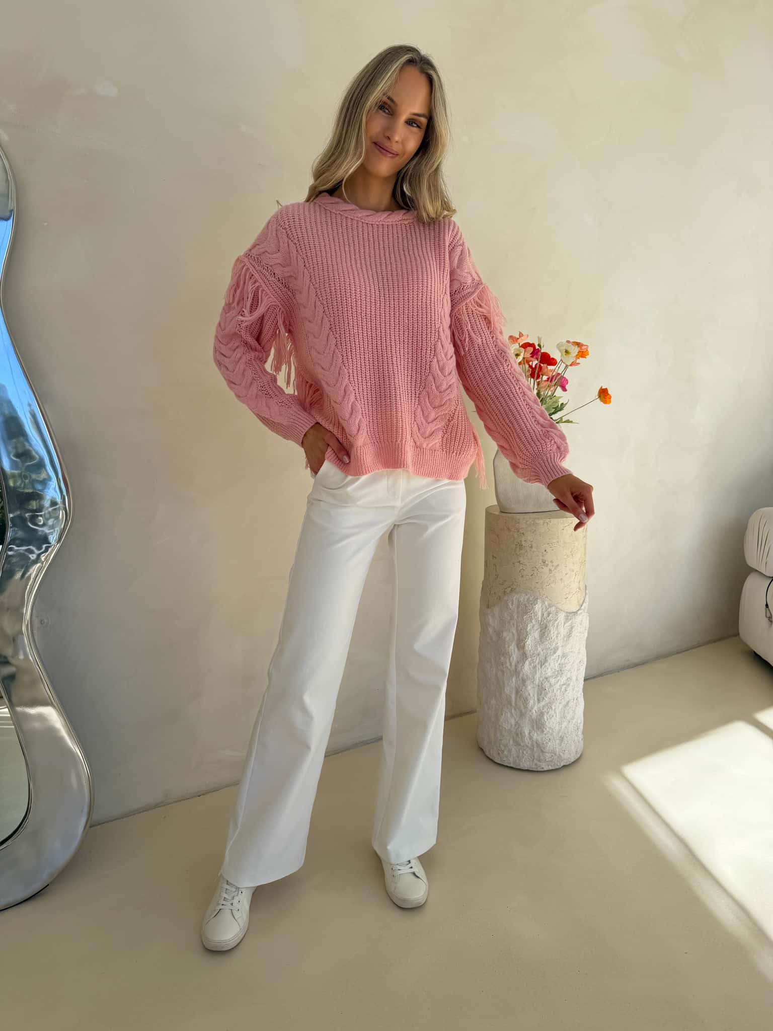 Saskia Knit - Pink - Image 5