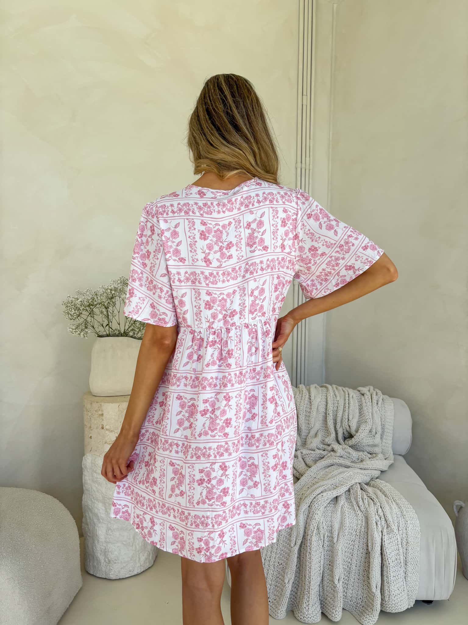 Sienna Dress - Petal & Poise Print - Image 3