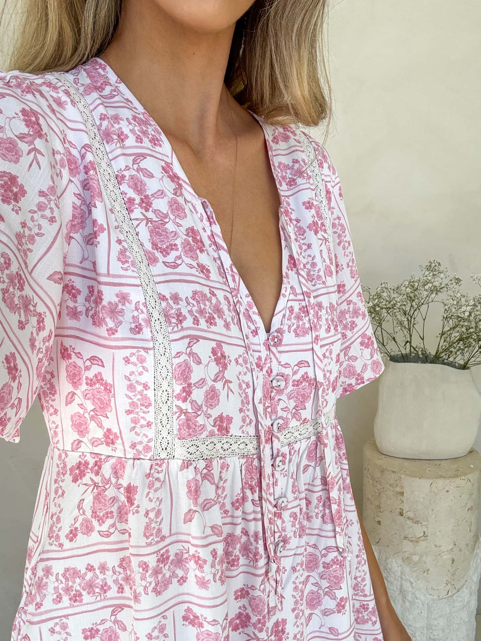 Sienna Dress - Petal & Poise Print - Image 4