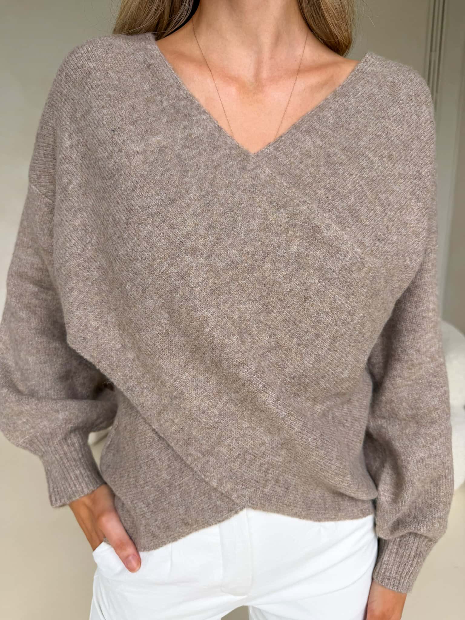 Talia Knit - Taupe Marle