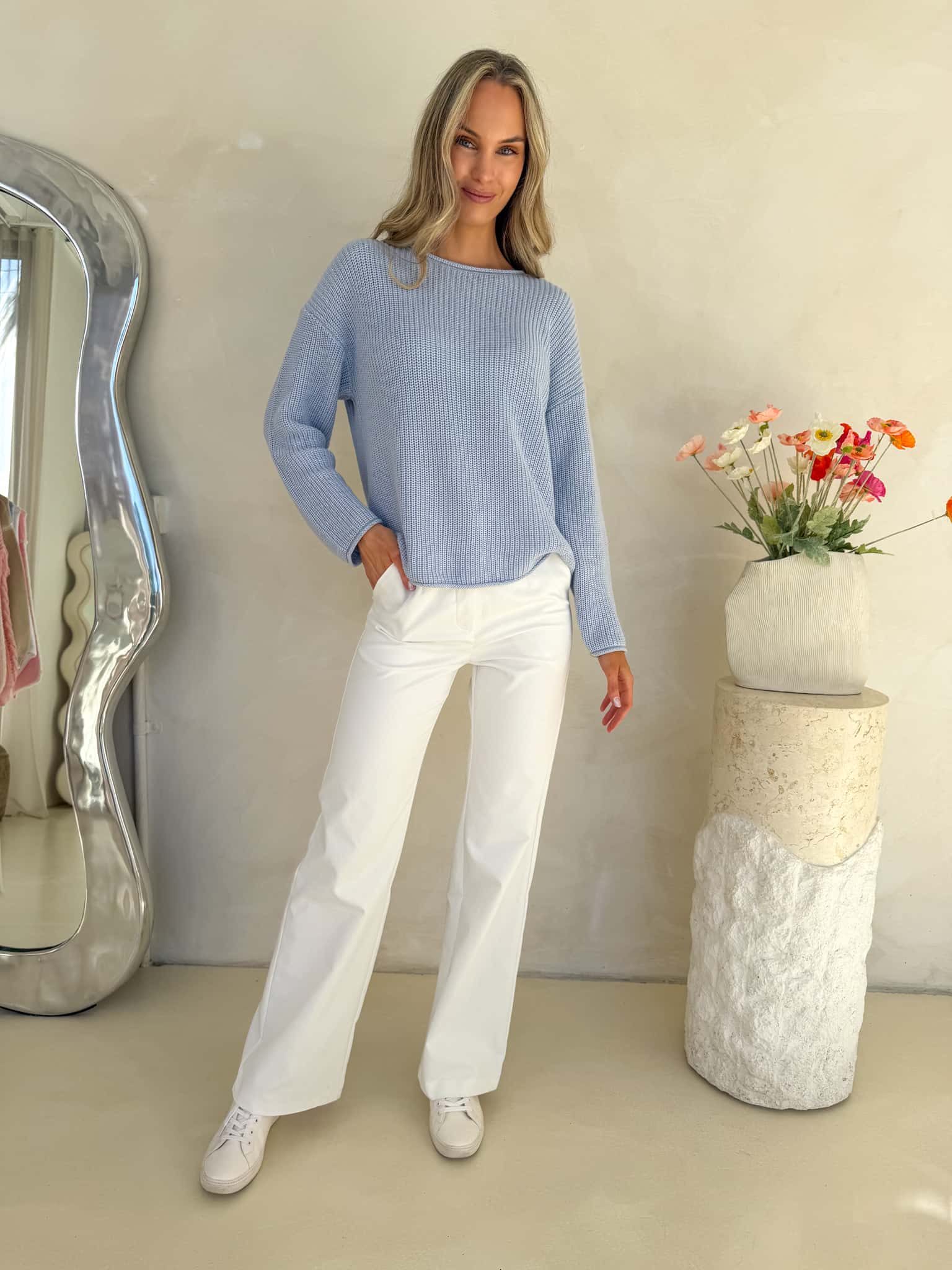 Tilly Knit - Powder Blue - Image 5